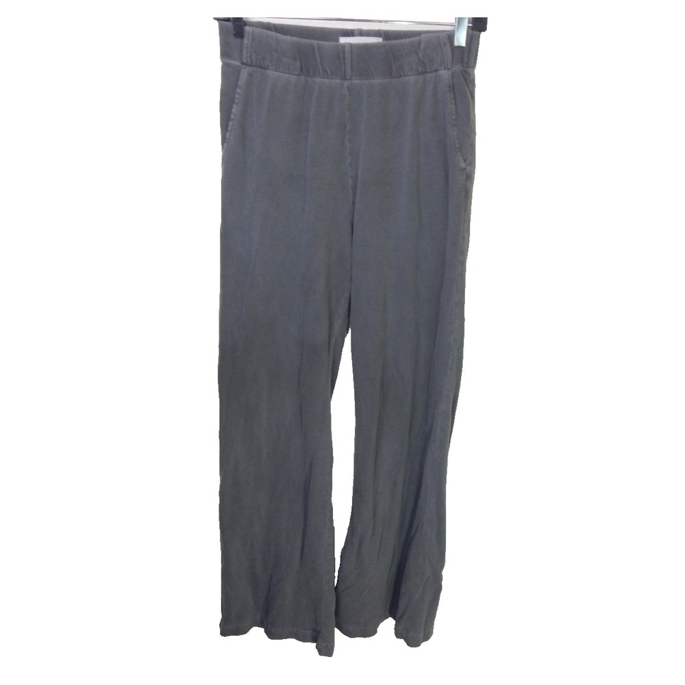 Talentless Lounge Pants French Terry Wide Leg Gray Relaxed